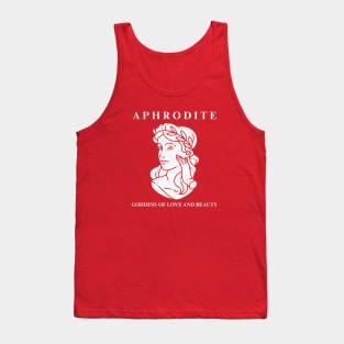 Aphrodite: Goddess Of Love And Beauty Tank Top